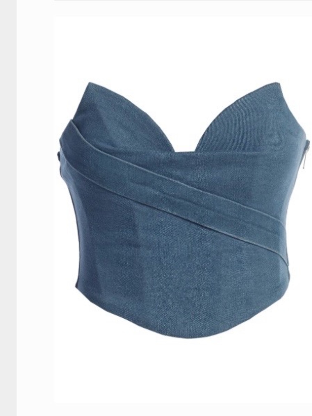 Medium Wash Teyana Denim Bustier